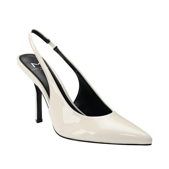 Marc Fisher LTD Emalyn Leather Slip-On Pumps - Picture 1 of 5